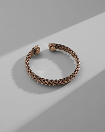 Zincir Dokulu Manyetik Bakır Bilezik