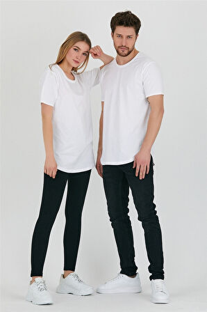 Unisex Pis Yaka Salaş T-shirt