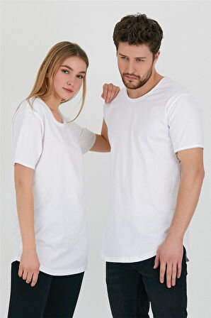 Unisex Pis Yaka Salaş T-shirt