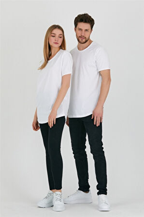 Unisex Pis Yaka Salaş T-shirt
