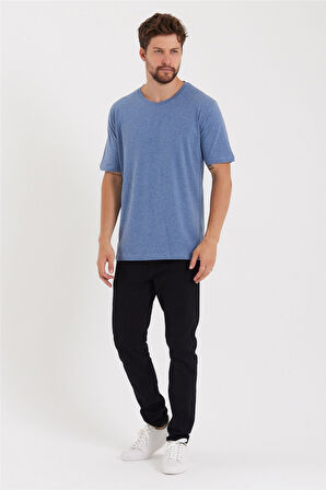 Erkek V Yaka Slim Fit T-Shirt