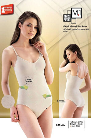 2012 Dikişsiz Çıtçıtlı Slip Boy Lohusa Korse
