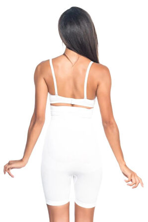 Ten 2077 Yüksek Bel Desenli Paçalı Korse