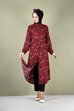 Moda Çizgi Desenli Tunik