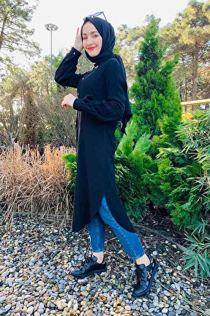 Moda Çizgi Desenli Tunik