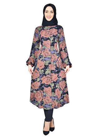 Moda Çizgi Desenli Tunik