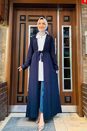 Moda Çizgi Yakalı Yelek