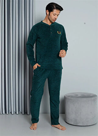 Moda Çizgi WelSoft Polar Erkek Pijama Takımı 6826