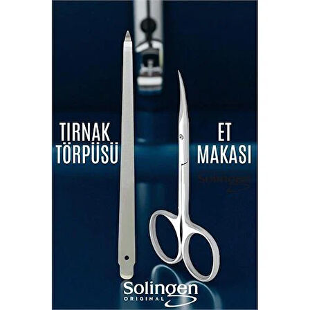 Modacar Tırnak Eti Makası Kavisli ve Profesyonel Çelik Törpü SETİ