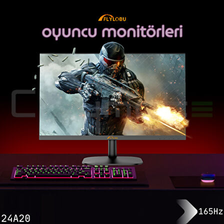 FLYOBU 24A20 - 23.8" INCH EKRAN FHD 165HZ Monitör 1920*1080 Oyuncu Monitör (1 HATALI PİKSEL)