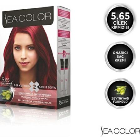 Sea Color Set Boya 5.65 Çilek Kırmızısı