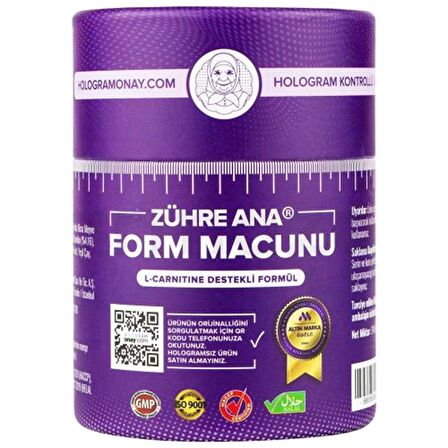 Zühre Ana L-Carnitine Destekli Form Macunu 240 ml