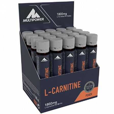 Multipower L-Carnitine 20 Shot - Şeftali Aromalı