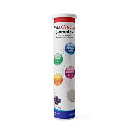 Vitaglucan C-Omplex 20 Efervesan Tablet