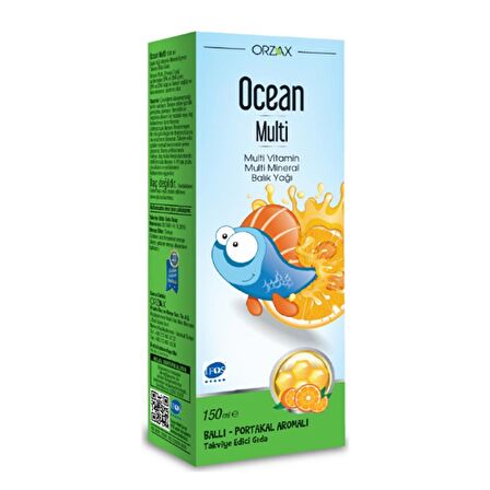 Ocean Multi Ballı Portakal Konsantreli Şurup 150 ml