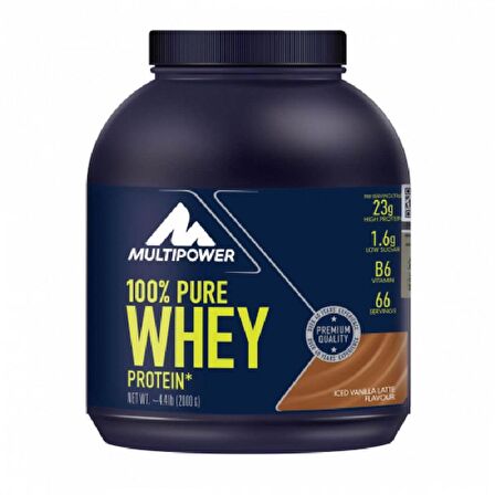 Multipower %100 Pure Whey Protein Iced Vanilla Latte 2000 gr