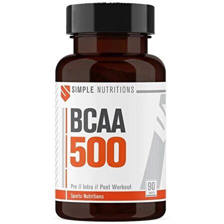 Simple Nutritions BCAA 500 mg 90 Tablet