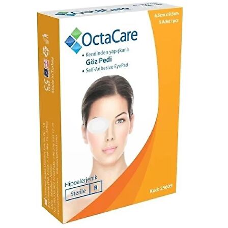 Octacare Yapışkanlı Göz Pedi 5'li