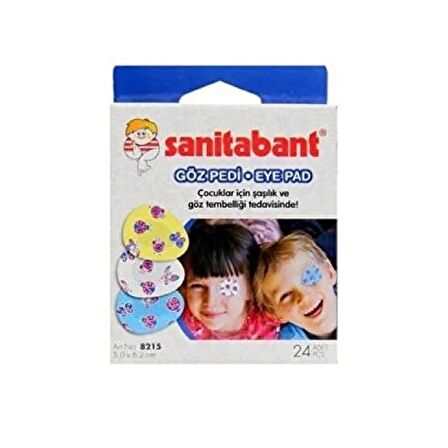 Sanitabant Çocuk Göz Pedi 24'lü