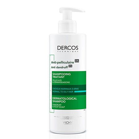 Vichy Dercos Anti-Dandruff Şampuan Kepek Karşıtı Normal ve Yağlı Saçlar İçin 390 ml