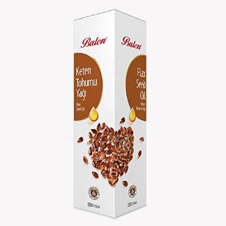 Balen Keten Tohumu Yağı (Soğuk Pres) 250 ml