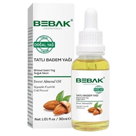 Bebak Tatlı Badem Yağı 30 ml