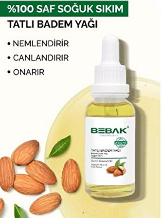 Bebak Tatlı Badem Yağı 30 ml