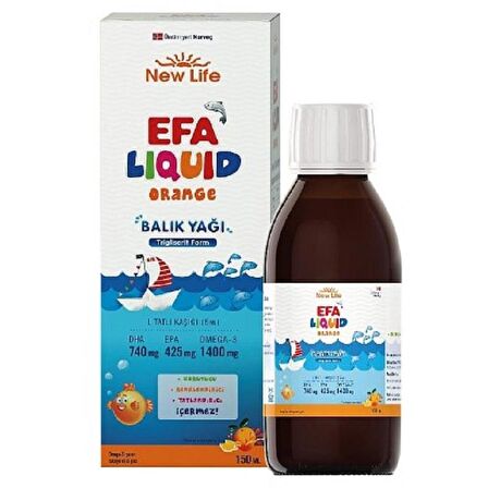 New Life EFA Liquid Orange 150 ml