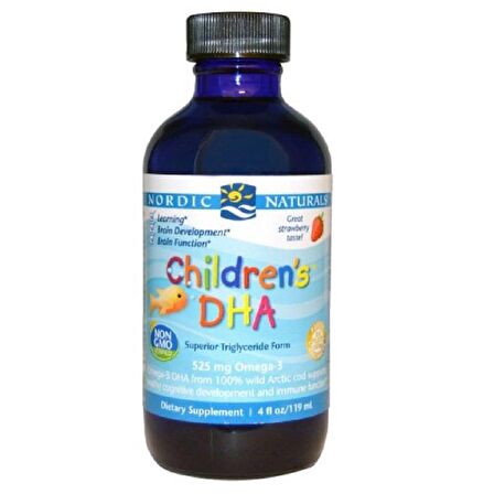 Children's DHA Çilek Tadı 119 ml