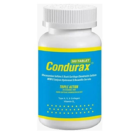 Condurax Glucosamine Shark Cartilage 200 Tablet
