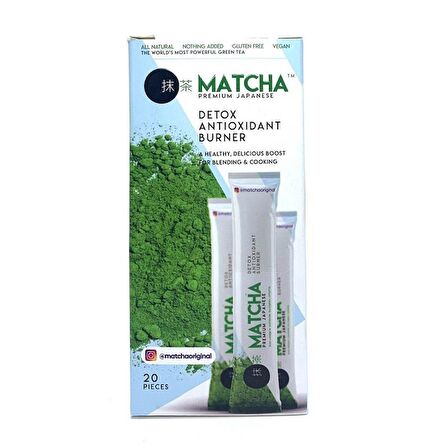 Matcha Detox Antioxidant Burner 10 gr x 20 Saşe