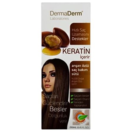 Dermaderm Argan Özlü Saç Bakım Sütü 250 ml