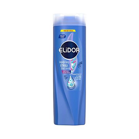 Elidor Superblend Kepeğe Karşi Etkili 2'si 1 Arada Şampuan & Bakım Kremi 400 ml