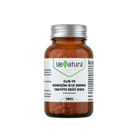 VeNatura CoQ-10 Koenzim Q10 30 Kapsül 200mg