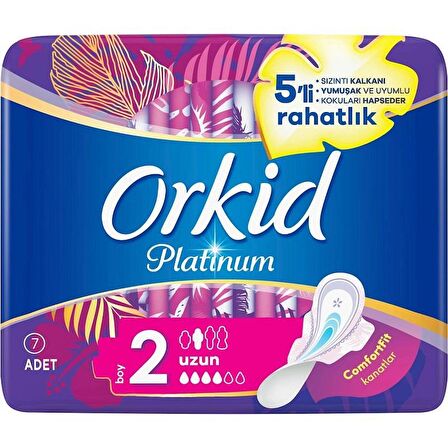 Orkid Platinum Ultra Hijyenik Ped Uzun 7'li