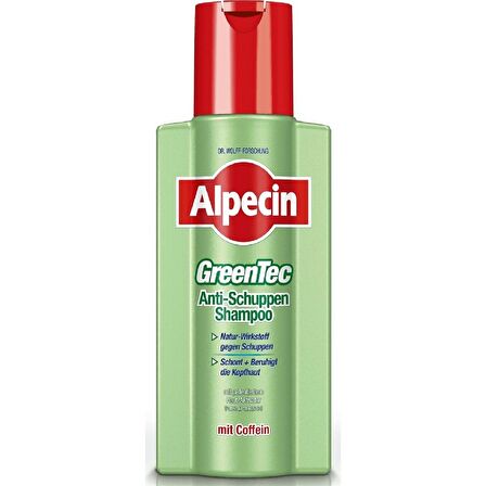 Alpecin GreenTec Kepek Karşıtı Kafein Şampuan 250ml