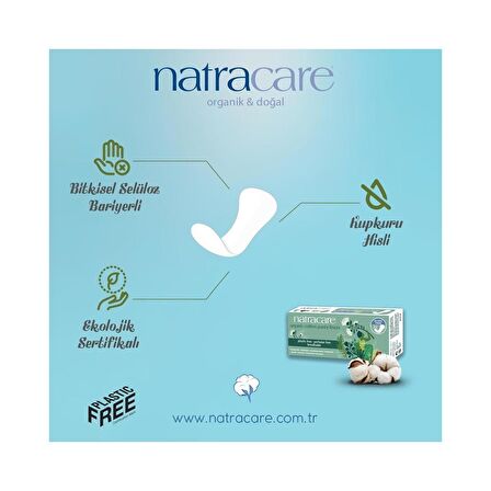 Natracare Günlük Ped Ultra İnce 22'li