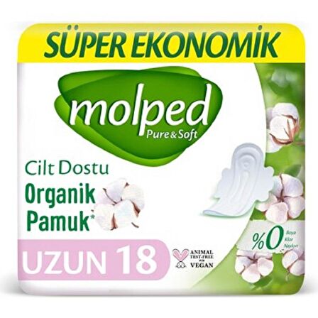 Molped Pure Soft Süper Ekonomi Uzun 18'li