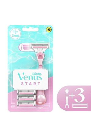 Gillette Venus Start Tıraş Bıçağı + Yedek 3'lü