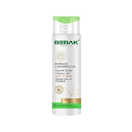 Bebak Genital Bölge Yıkama Jeli Beyaz Çay Papatya 200 ml