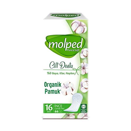 Molped Günlük Pure & Soft İnce 16'lı