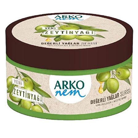 Arko Nem Değerli Yağlar Serisi Zeytinyağı Özlü Krem Kavanoz 250 ml