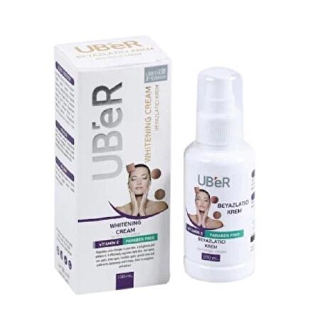 Uber Beyazlatıcı Krem Vitamin E 100 ml