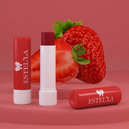 Estel'la Yetişkin Dudak Koruyucu Lip Balm Çilek