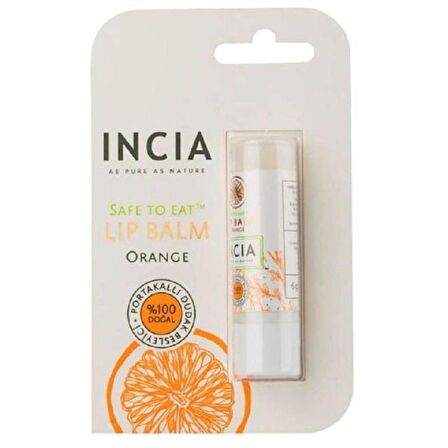 Incia Portakallı Dudak Besleyici Lip Balm 6 gr