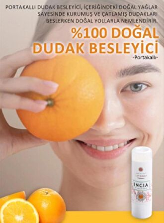 Incia Portakallı Dudak Besleyici Lip Balm 6 gr