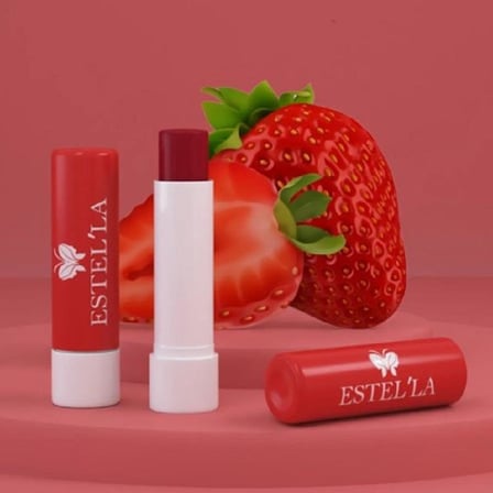 Estel'la Yetişkin Dudak Koruyucu Lip Balm Çilek