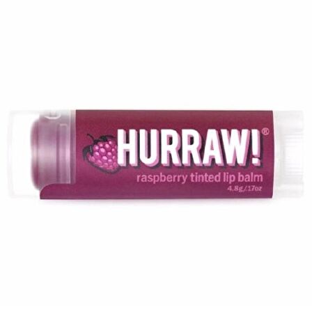 Hurraw Tinted Lip Balm Raspberry Ahududu