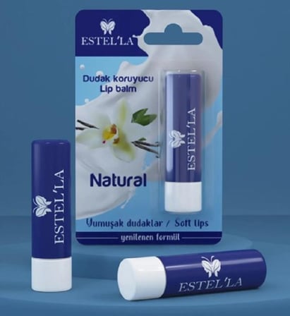 Estel'la Yetişkin Naturel Dudak Koruyucu Lip Balm