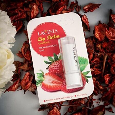 Lacinia Dudak Koruyucu Balm Çilekli